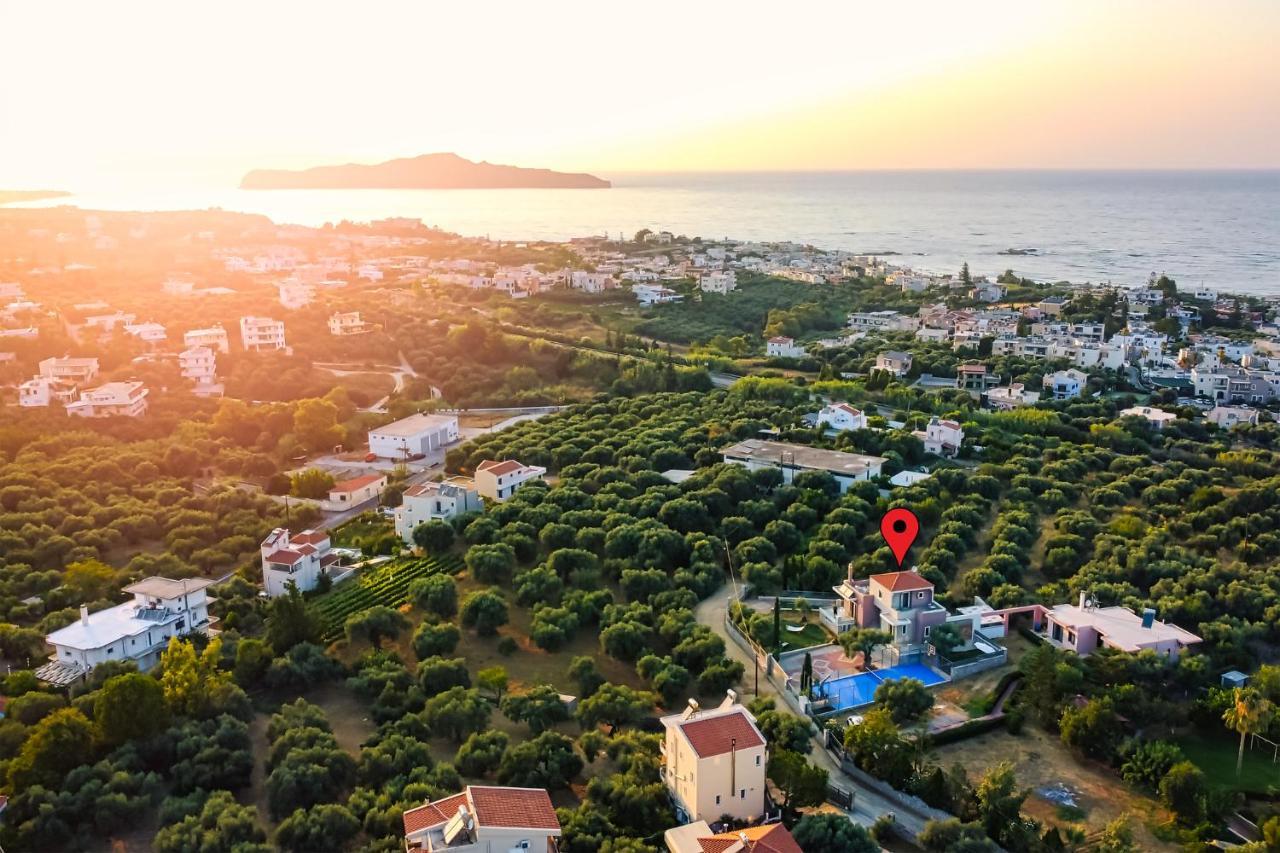 Cypress Village - Lux Villa 5' From Beach Daratsos Ngoại thất bức ảnh