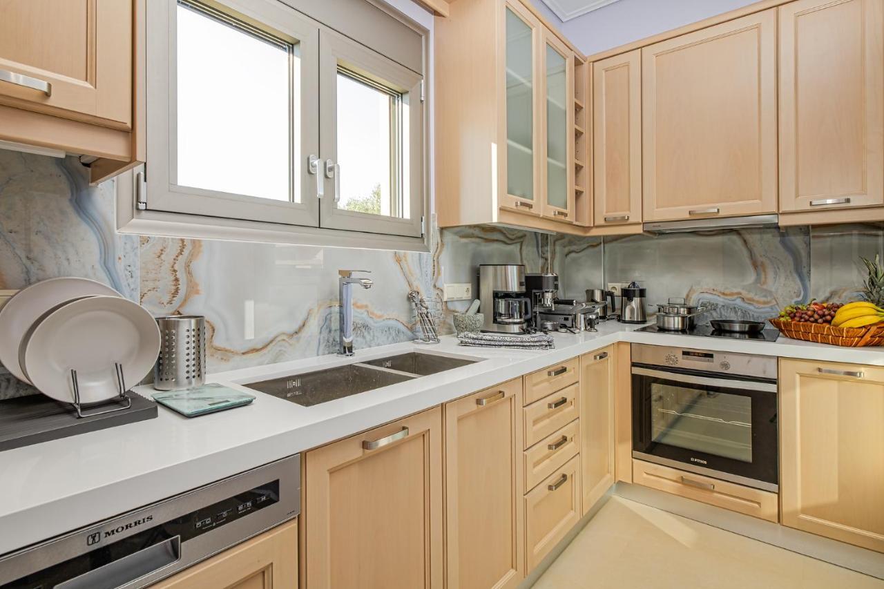Cypress Village - Lux Villa 5' From Beach Daratsos Ngoại thất bức ảnh